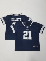 Dallas Cowboys #21 Ezekiel Elliott Blue Vapor Untouchable Limited Toddlers Jersey