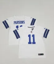Dallas Cowboys #11 Micah Parsons White Vapor Untouchable Limited Toddlers Jersey