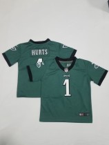 Philadelphia Eagles #1 Hurts Green Vapor Untouchable Limited Toddlers Jersey