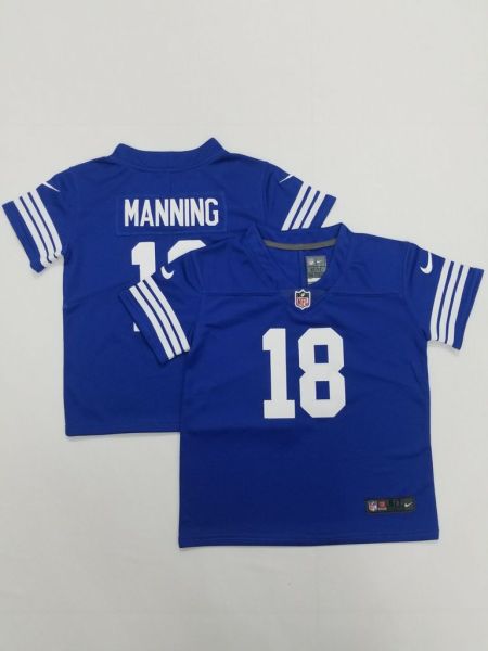 Indianapolis Colts #18 Manning Royal Vapor Untouchable Limited Toddlers Jersey