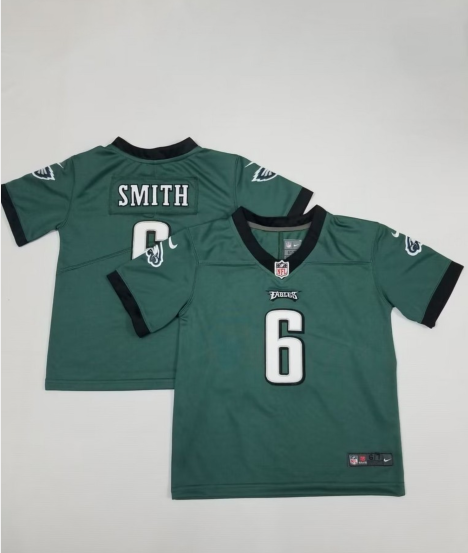 Philadelphia Eagles #6 DeVonta Smith Green Vapor Untouchable Limited Toddlers Jersey