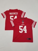 NFL San Francisco 49ers #54 Warner 2022 New Red Vapor Untouchable Limited Toddlers Jersey