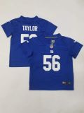 New York Giants #56 Lawrence Taylor Blue Vapor Untouchable Limited Toddlers Jersey