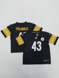 Pittsburgh Steelers #43 Polamalu Black Vapor Untouchable Limited Toddlers Jersey