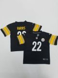 Pittsburgh Steelers #22 Najee Harris Black Vapor Untouchable Limited Toddlers Jersey