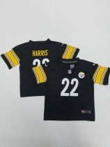 Pittsburgh Steelers #22 Najee Harris Black Vapor Untouchable Limited Toddlers Jersey