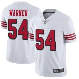 Youth San Francisco 49ers #54 Fred Warner White Color Rush Vapor Untouchable Limited Jersey