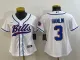 Women Buffalo Bills #3 Damar Hamlin White Baseball Nike Jersey