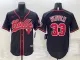 NBA Chicago Bulls #33 Scottie Pippen Black Baseball Jersey
