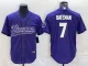 Men's Baltimore Ravens #7 Bateman Purple Baseball Nike Jersey
