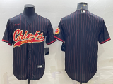 Men's Kansas City Chiefs Blank Black Baseball Nike Jersey