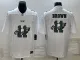 Men's Philadelphia Eagles #11 A. J. Brown White Shadow Logo Limited Limited Jersey