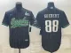 Men's Philadelphia Eagles #88 Dallas Goedert Black With Super Bowl LVII Patch Limited Jersey