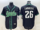 Men's Philadelphia Eagles #26 Miles Sanders Black With Patch Limited Jersey