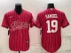 Men's San Francisco 49ers #19 Deebo Samuel Red Baseball Nike Jersey