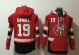 Men's San Francisco 49ers #19 Deebo Samuel Red Ageless Must-Have Lace-Up Pullover Hoodie