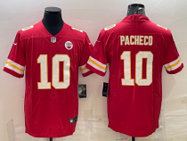 Men's Kansas City Chiefs #10 Pacheco Red Vapor Untouchable Limited Jersey