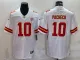 Men's Kansas City Chiefs #10 Pacheco White Vapor Untouchable Limited Jersey