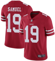 Youth San Francisco 49ers #19 Samuel Red Vapor Untouchable Limited Jersey