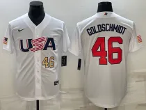MLB USA Baseball Paul Goldschmidt 2023 World Baseball Classic White Jersey