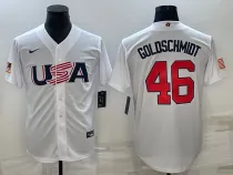 MLB USA Baseball Paul Goldschmidt 2023 World Baseball Classic White Jersey