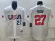 MLB USA Baseball Mike Trout 2023 World Baseball Classic White Jersey