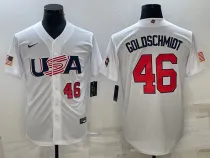 MLB USA Baseball Paul Goldschmidt 2023 World Baseball Classic White Jersey