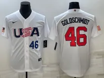 MLB USA Baseball Paul Goldschmidt 2023 World Baseball Classic White Jersey