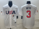MLB USA Baseball Mookie Betts 2023 World Baseball Classic White Jersey