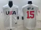 MLB USA Baseball Bobby Witt 2023 World Baseball Classic White Jersey
