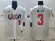 MLB USA Baseball Mookie Betts 2023 World Baseball Classic White Jersey