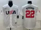 MLB USA Baseball Clayton Kershaw 2023 World Baseball Classic White Jersey