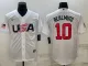 MLB USA Baseball J.T. Realmuto 2023 World Baseball Classic White Jersey