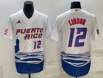 MLB USA Baseball Francisco Lindor 2023 World Baseball Classic White Jersey