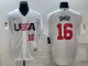 MLB USA Baseball Will Smith 2023 World Baseball Classic White Jersey