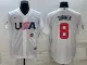 MLB USA Baseball Trea Turner 2023 World Baseball Classic White Jersey