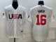 MLB USA Baseball Will Smith 2023 World Baseball Classic White Jersey