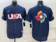MLB USA Baseball Blank 2023 World Baseball Classic White Jersey