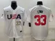 MLB USA Baseball Lance Lynn 2023 World Baseball Classic White Jersey