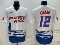 MLB USA Baseball Francisco Lindor 2023 World Baseball Classic White Jersey