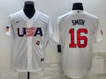 MLB USA Baseball Will Smith 2023 World Baseball Classic White Jersey