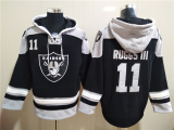 Men's Las Vegas Raiders #11 Henry Ruggs III Ageless Must-Have Lace-Up Pullover Hoodie