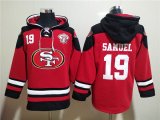 Men's San Francisco 49ers #19 Deebo Samuel Red Ageless Must-Have Lace-Up Pullover
