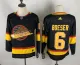 Men's Vancouver Canucks #6 Brock Boeser Black Adidas Jersey