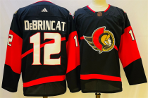 Men's Ottawa Senators #12 Alex DeBrincat Black 2021 Retro NHL Jersey