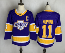 NHL Los Angeles Kings #11 Anze Kopitar Purple Adidas Jersey