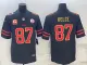 Men's Kansas City Chiefs #87 Travis Kelce Black Red Gold 4-Star C Patch Vapor Limited Jersey