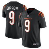 Youth Cincinnati Bengals #9 Joe Burrow 2021 Black Vapor Limited Jersey