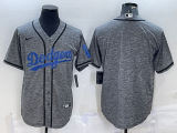 MLB Los Angeles Dodgers Blank Gray Nike Jersey