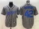 MLB Los Angeles Dodgers #42 Jackie Robinson Gray Nike Jersey